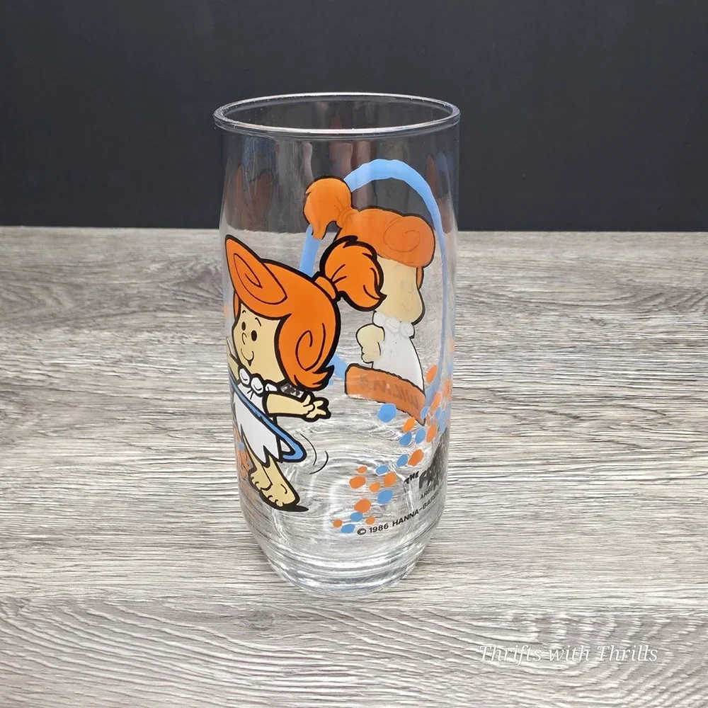 Vintage Pizza Hut Collectible Tumbler - The Flintstones‎ 